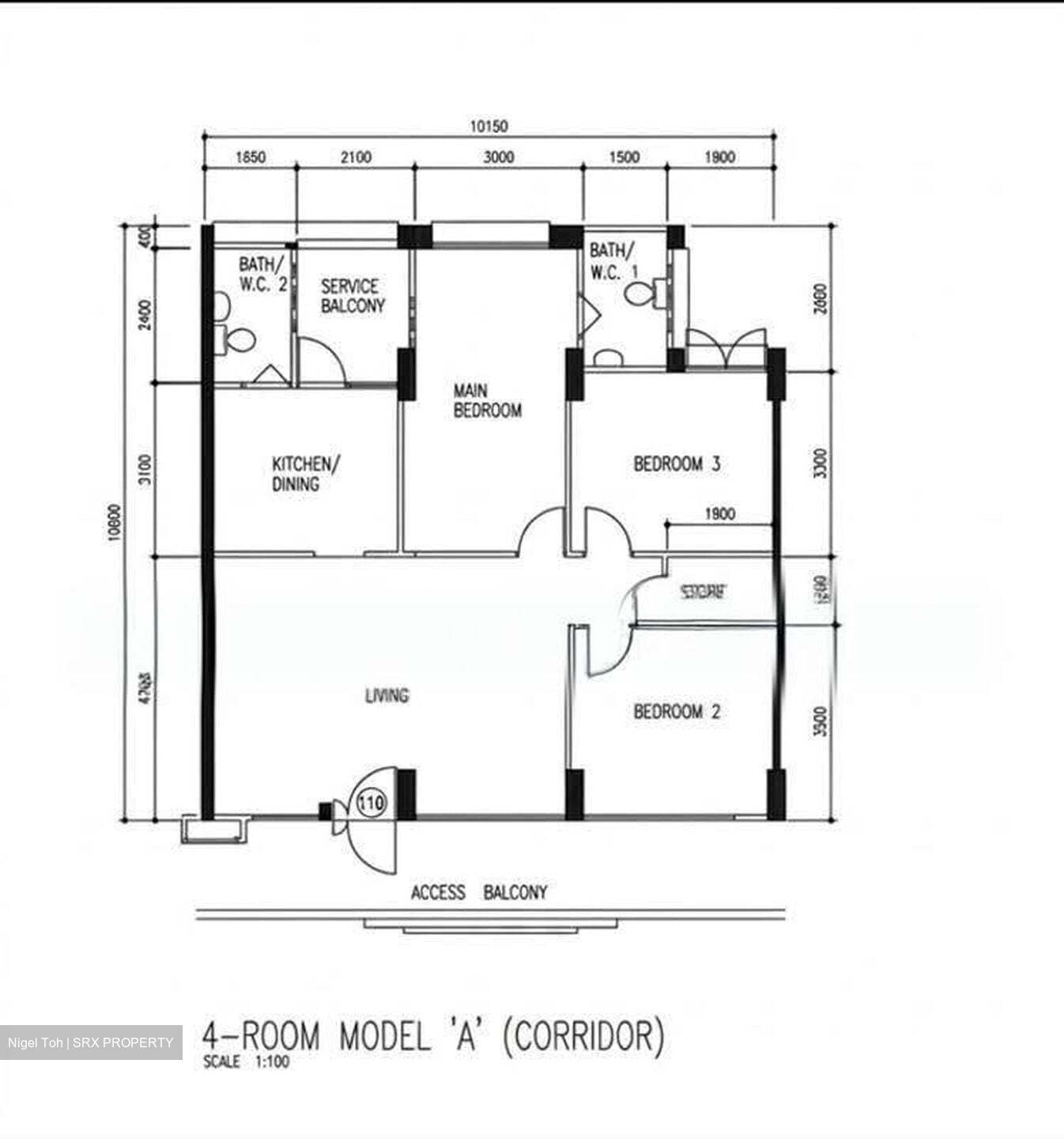 Blk 365 Tampines Street 34 (Tampines), HDB 4 Rooms #611888981